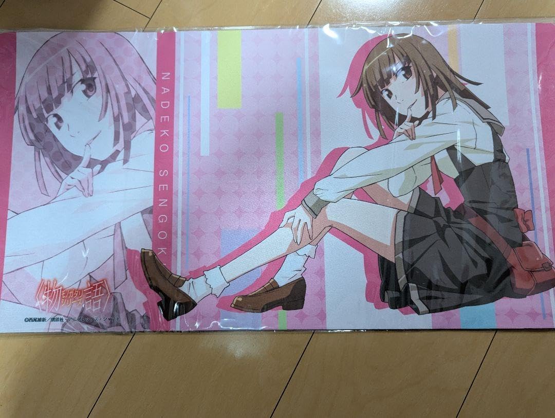 千石撫子 トレカアイテムくじ プレイマット 物語シリーズ 化物語 化