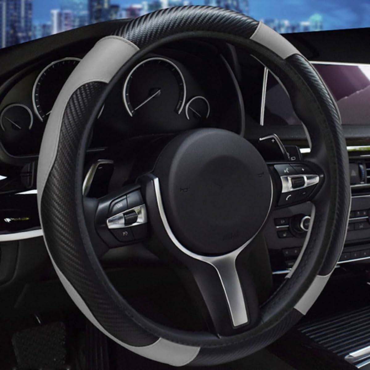 Woniyal Car Steering Wheel Cover for Opel Meriva B 2014-2017