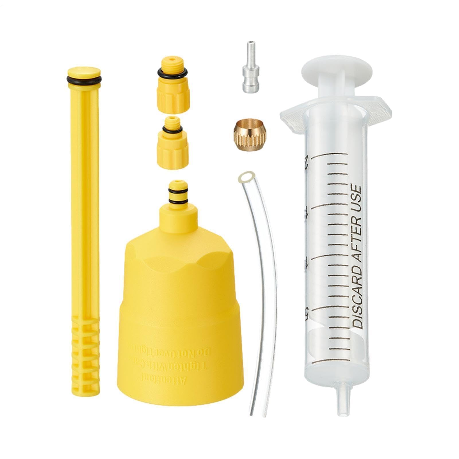 Muiltvoe Hydraulic Bike Brake Bleed Kit, Disc Brake Bleeding Tool Set, 20ml Oil Filling Maintenance Kit, Bicycle Brakes Oiling Repair Tool Set