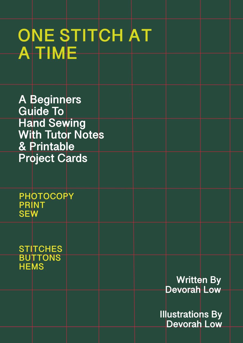 One Stitch At A Time: A Beginners Guide to Hand Sewing with Tutor Notes & Printable Project Cards Photocopy-Print-Sew-Stitches-Buttons-Hems