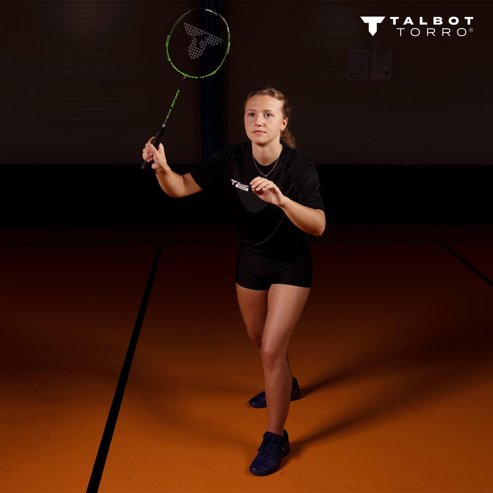 Talbot Torro Badmintonschläger Isoforce 511, 100% Carbon4, leicht und handlich, Verschiedene Designs wählbar