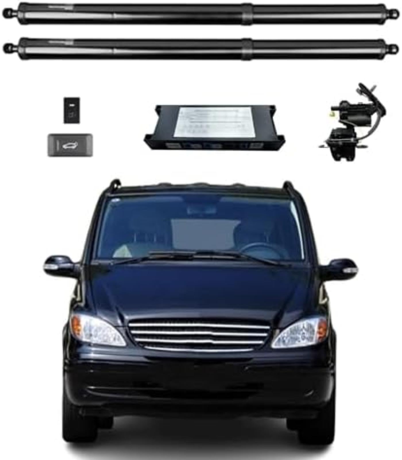 Rozpórki gazowe tylnej klapy tylnej, dla mercedes-benz, dla Vito, dla Viano, dla klasy V, dla Valente W639 2010-2015 Elektryczne tylne drzwi tylnej klapy bagażnika samochodowego Wspornik