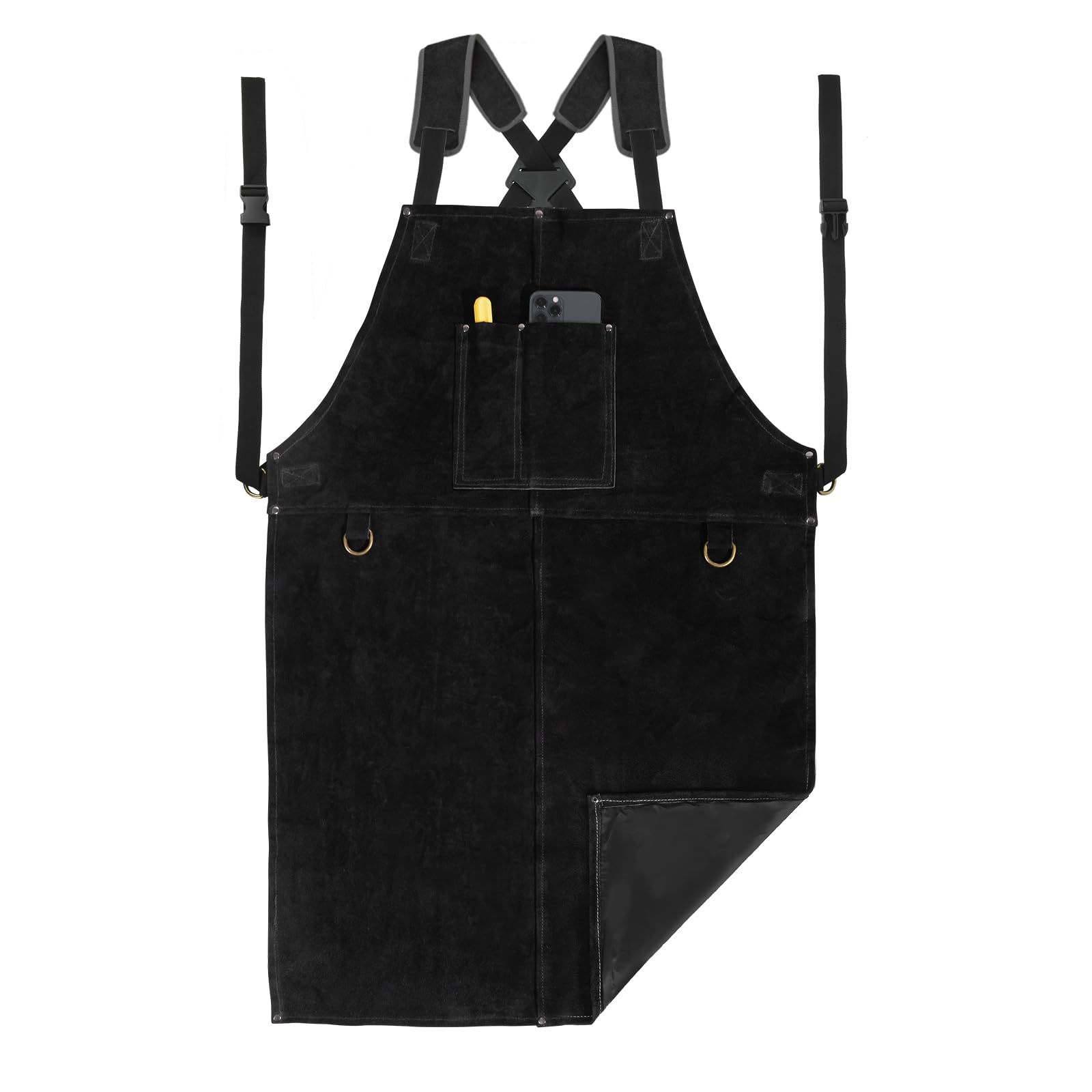 LeaSeek Leather Welding Work Apron