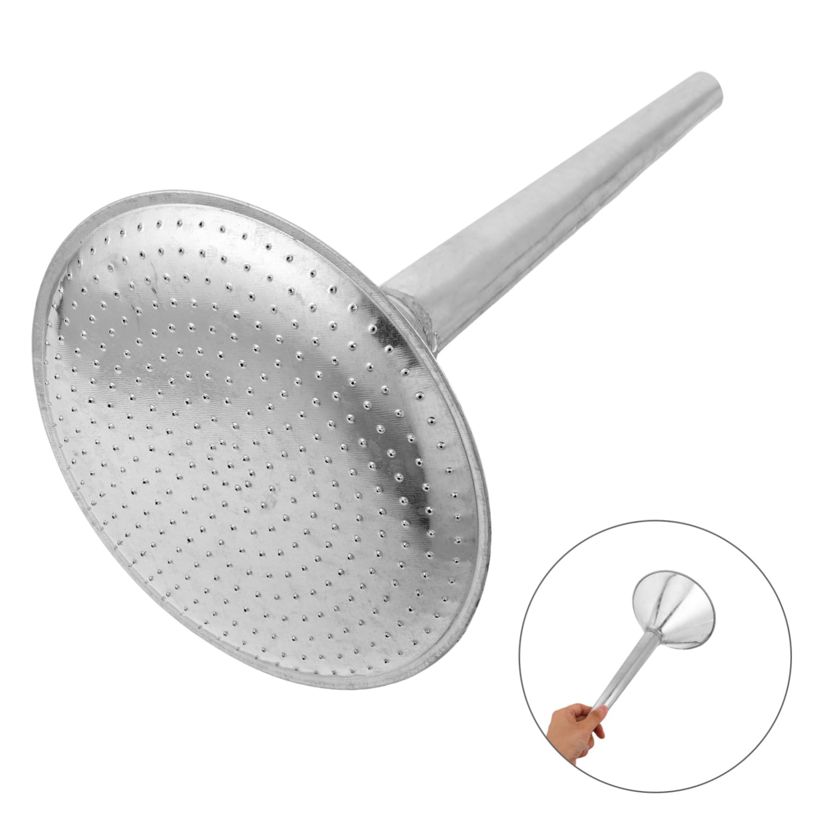 Ugello Irrigazione da Giardino in Acciaio Inox Argento Rinforzato | Aiuole e Orti, Compatibile con Vari Tipi di Tubo, Uso Esterno in Giardino