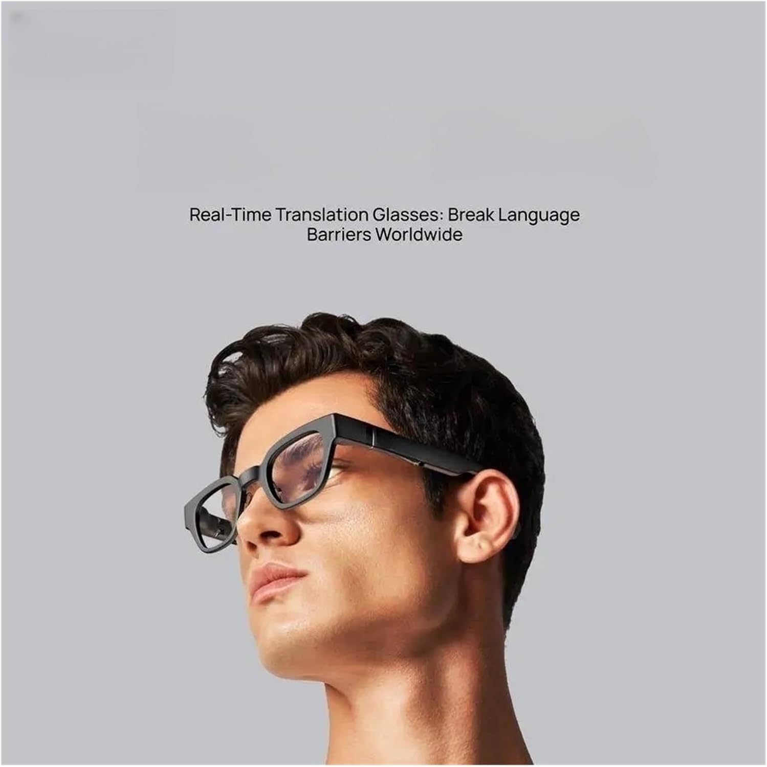 Compatible for INMO GO Smart AR Wireless Glasses AI Assistant Music/Call/Translation/Teleprompter/Navigation/Bluetooth Audio in Stock(GO with Lens)
