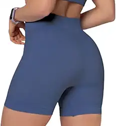 Short Academia Feminino Zero Transparência Sem Costura Poliamida Selene Adulto