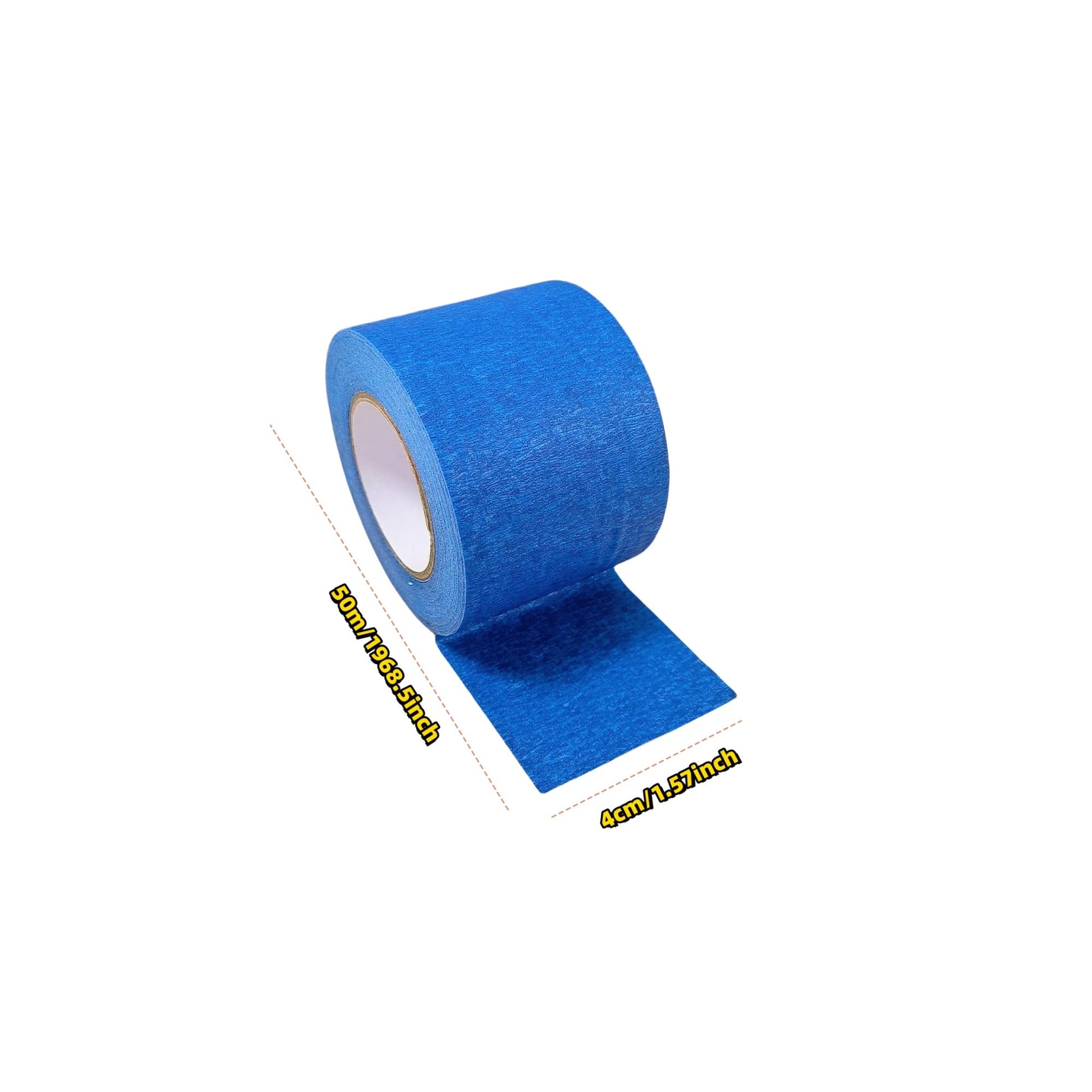 Nastro Di Carta Nastro Washi con vernice blu da 10 pezzi da 50 m/rotolo | Mascheratura multisuperficie for la pittura murale, ristrutturazione, edilizia domestica(Wide-40mm)