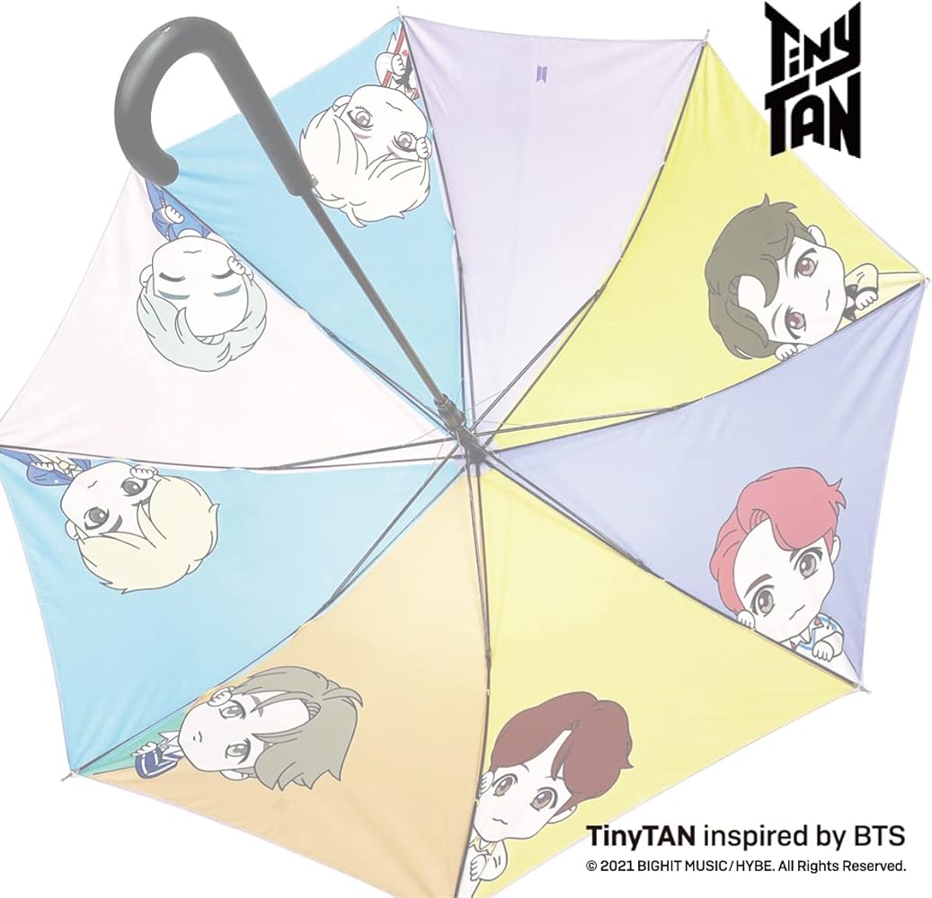 Amazon | 956DAF 【 TinyTAN 公式ライセンスグッズ 】傘 長傘