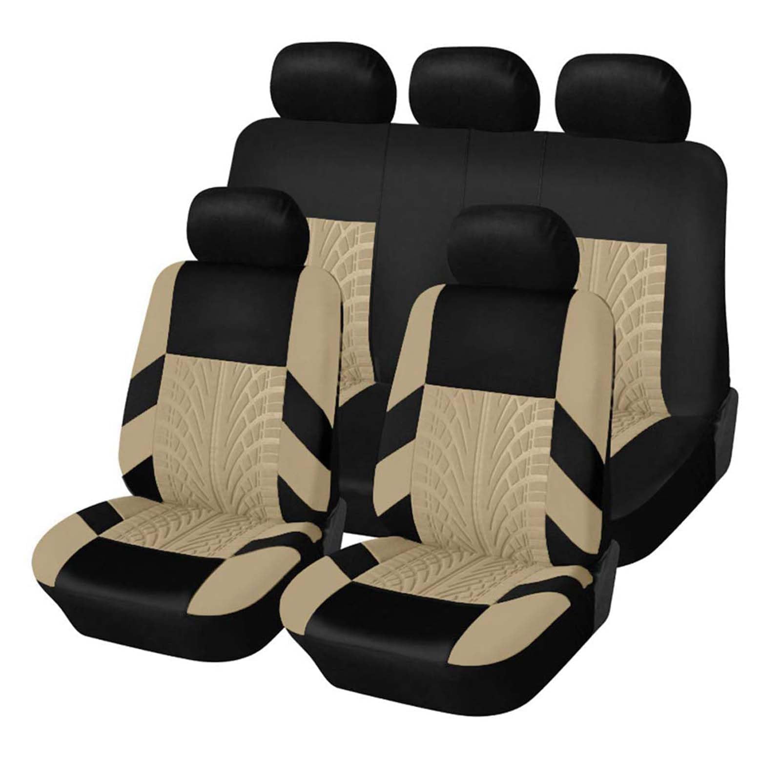 Car Seat Covers Full Set for Audi A4 B8 8K Allroad A4 B9 Avant A4 B9 allroad A5 B8 8T 1995-2023, All-Weather Front ＆ Rear Bench Seat Protectors, Comfort Breathable Automotive Interior Chair Cover