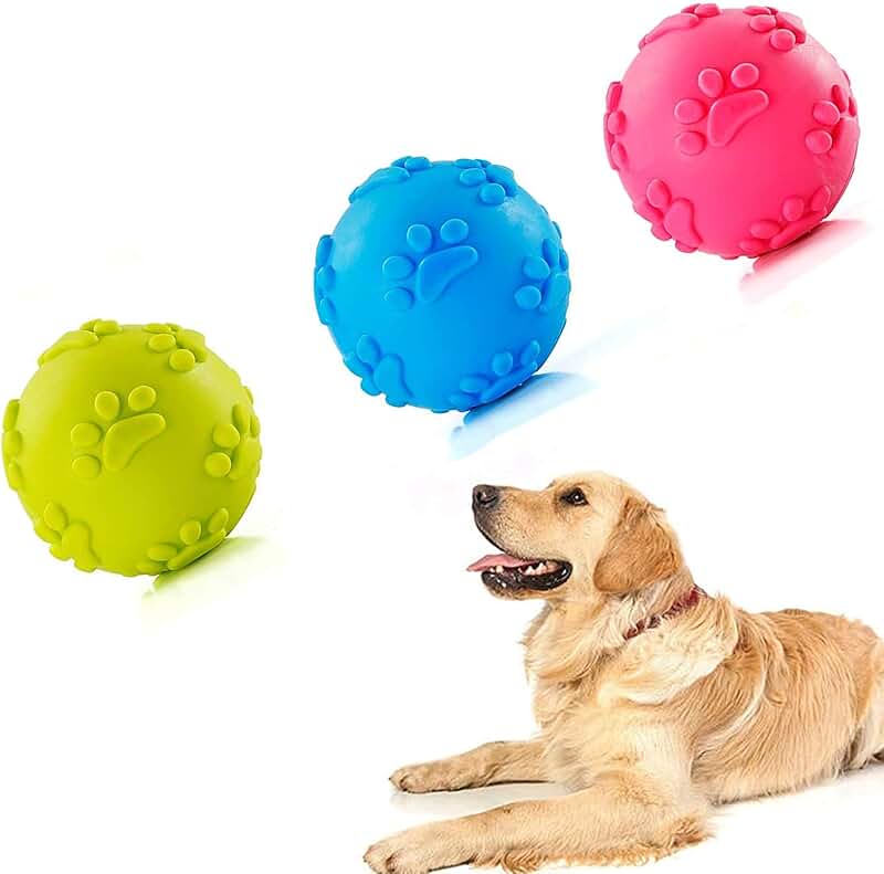 soft squeaky dog ball