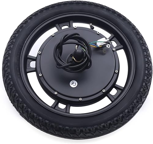 Kit de conversión de rueda delantera de motocicleta eléctrica de 16 pulgadas, 48 V, 1000 W, kit de conversión de rueda de motor integral frontal de