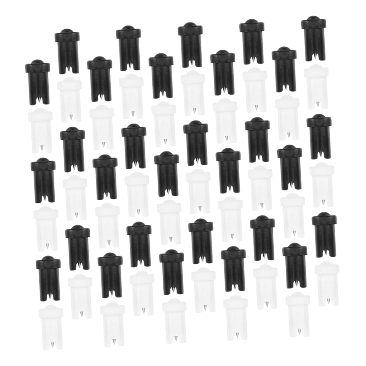 Ipetboom Lash Extension Supplies 60pcs Bottle Needles Anti-Blocking Pin Set for Eyelash Bottles