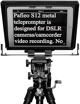 Amazon | テレプロンプター Pafieo S12 プロンプター 13インチ