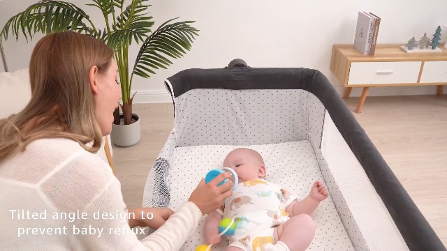 Amazon.co.jp: ベビーベッド 添い寝 新生児用 夜間授乳 折りたたみ