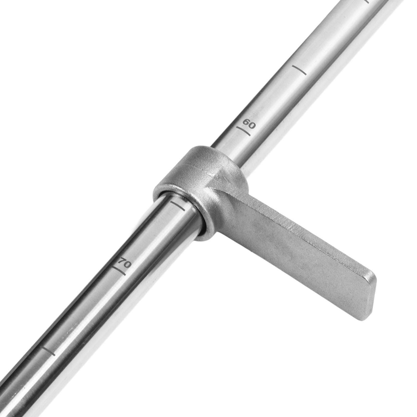 Sonda do Pobierania Próbek Gleby ze Stali Nierdzewnej, 1 M, 38 mm, Wiertło Gruntowe do Ogrodów, Farm i Trawników