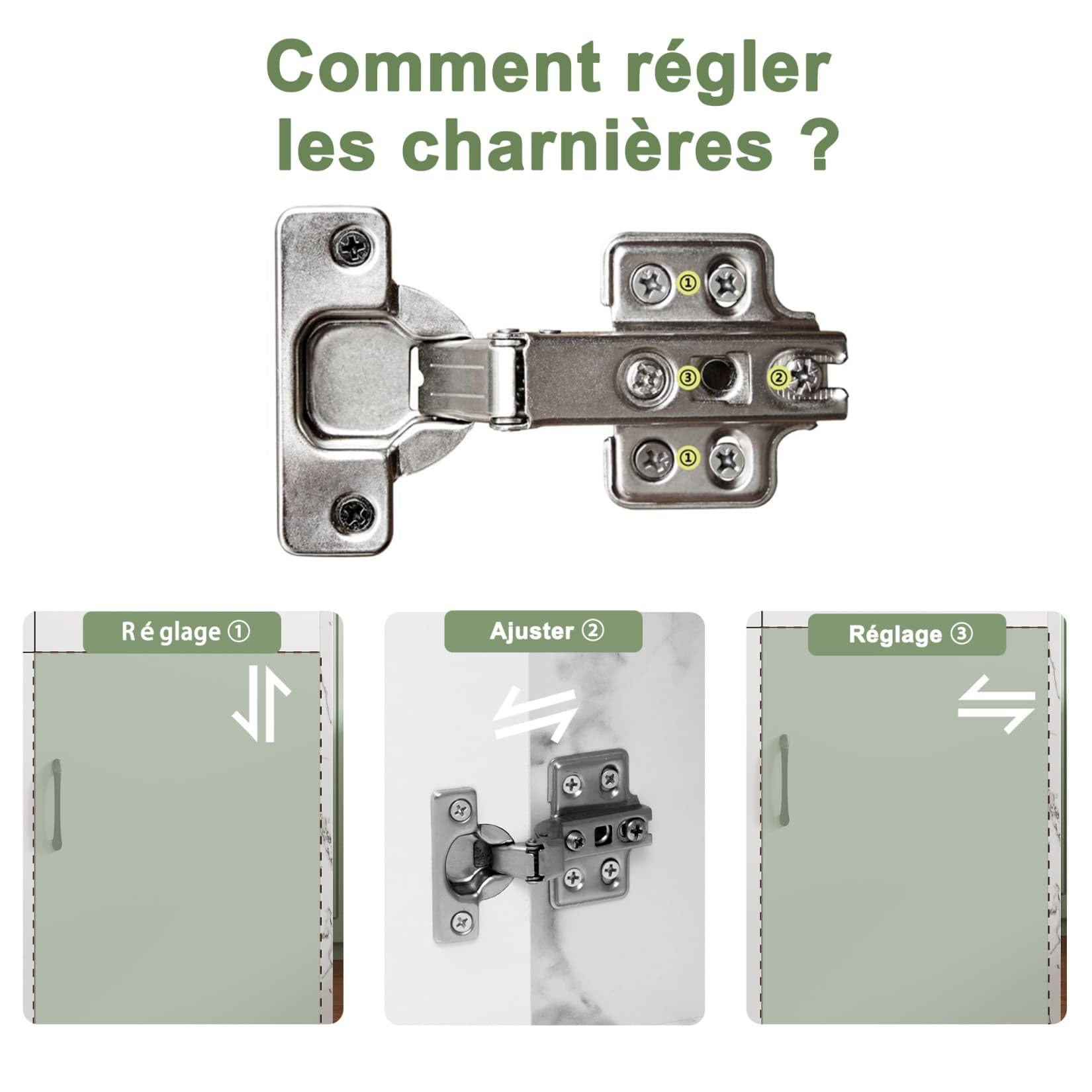PUGSDRLY Îlot Central Cuisine au Design Marbré avec Table Bar,Étagères Réglables,3 Tiroirs Silencieux,Buffet Meuble Cuisine pour Salon et Salles à Manger (D- Marbre Blanc)