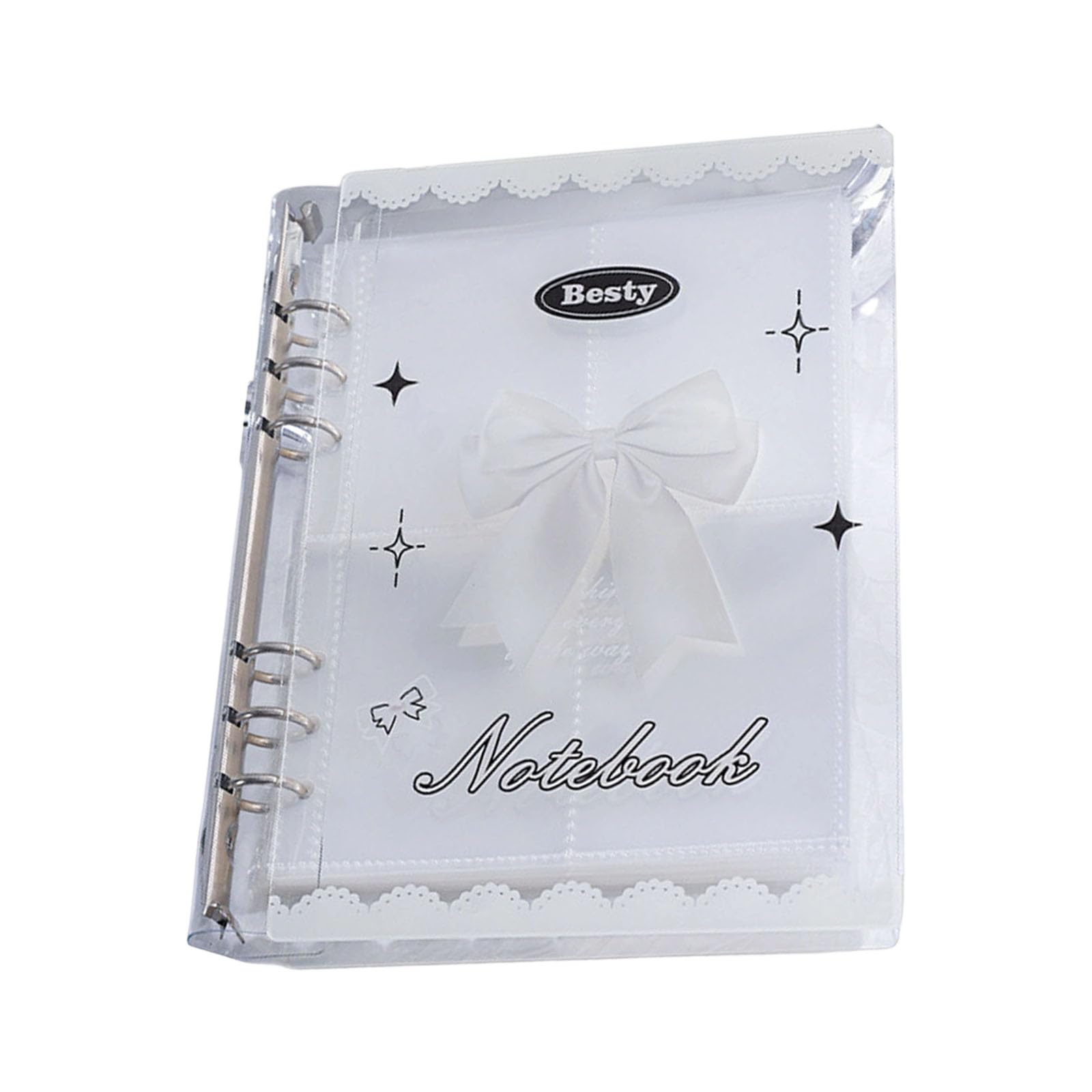 Jazuaiao Korean Popular Photocard Binder, Binders Collector Album 160Card Slot Binder Covers for Organizing Trading, Game Cards Photocard Album