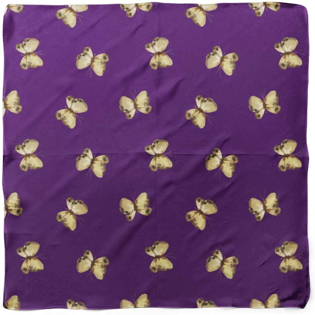 Bimba Printed Pure Silk Scarf Neck Wrap Summer Hair Bandanas For Women image 4