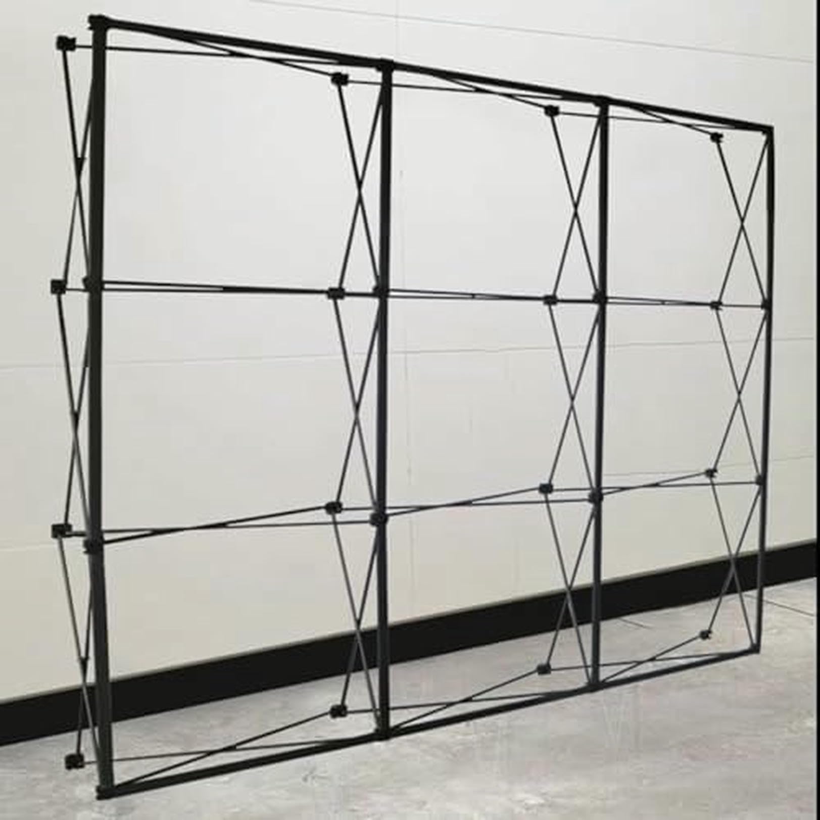 Supporto per fondale Pop-up per Esterni, Supporto per Banner Pieghevole, Cornice per Poster pubblicitari, con Barra di Supporto Extra (2,3 m (7,5 Piedi) H x 1,55 m (5 Piedi) L)