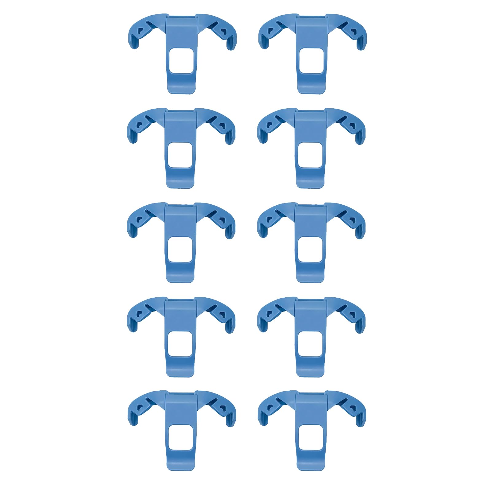 10PCS Clip for Zebra TC51 TC52 TC52X TC56 TC57 TC57X TC52AX Barcode Scanner - Belt Carrying Holder, Plastic Phone Case & Holster PN: SG-TC5X-CLIPHC1-01 (Blue)