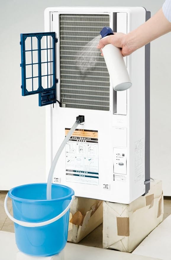 Amazon Koizumi 高さ75cmのコンパクト設計 熱交換器洗浄可能窓用エアコン Kaw 1951 W コイズミファニテック 窓用 エアコン 通販