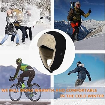 Winter Cap Weather Headwear Men Women Adults Baseball Hat With Ear Flaps For Hunting, Climbing, Running, Motorcycle, Snowboarding , Dark Green
