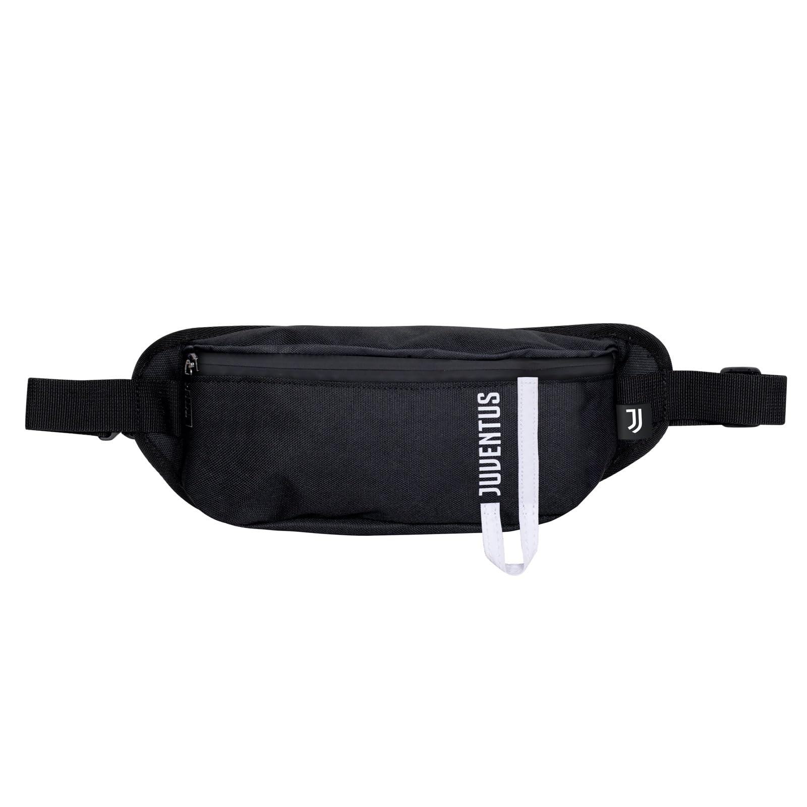 JUVENTUS Seven Boys Waist Bag, Black White, with Adjustable Waist Strap, Travel and Leisure, Black, Taglia Unica, Modern