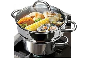 Whole Food Steamer Set, Induction Steamer Pots