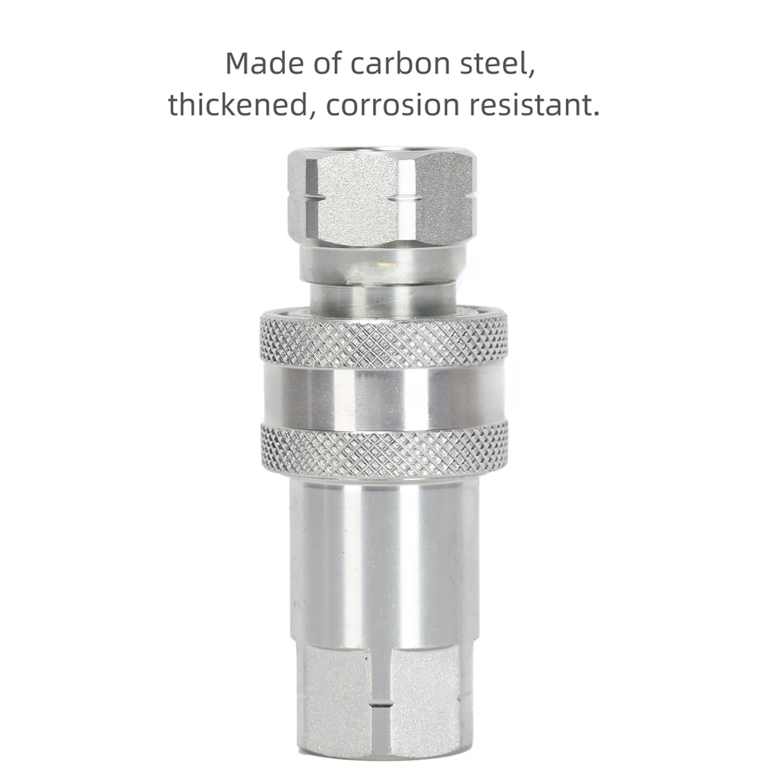 1Set Conjunto De Acoplador De Conexión Rápida Hidráulica NPT 3/8 Adaptador De Enchufe De Montaje De Tubería Hembra Adecuado Para Equipos Forestales Y Agrícolas De Construcción