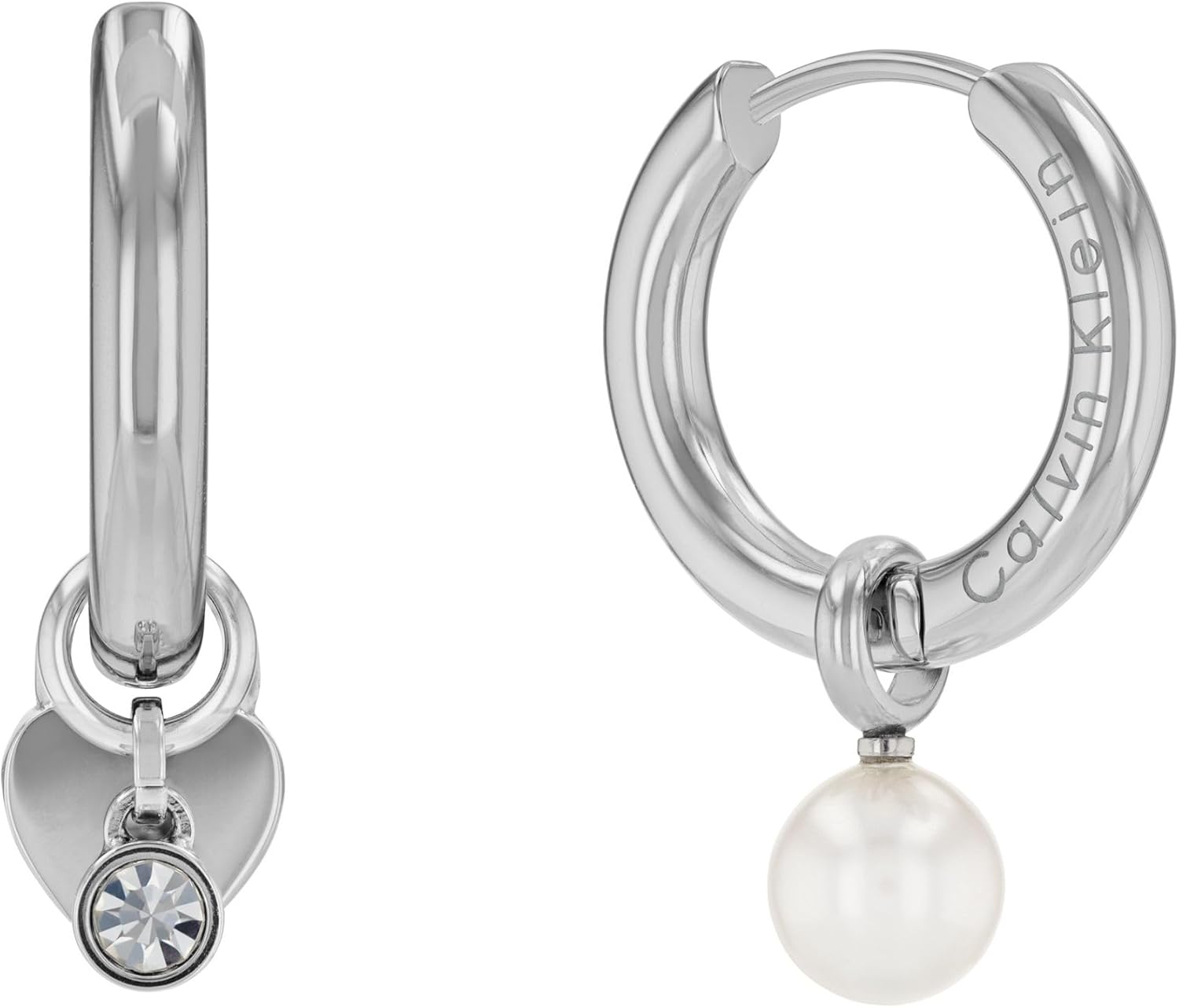 Calvin Klein Jewelry Women's Gift Set Dangle and Drop Earrings, Color: Silver (Model: 35700001)