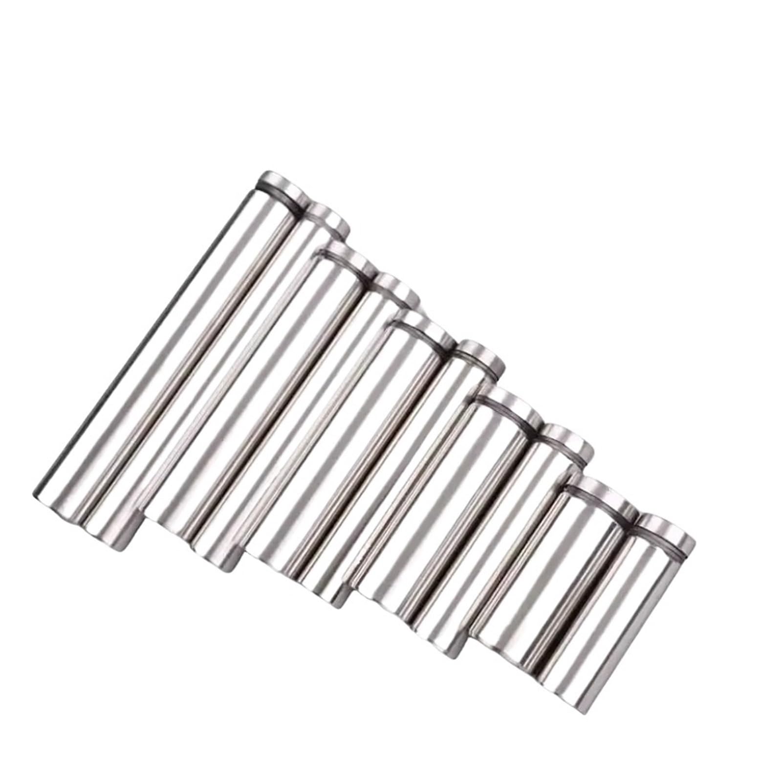 Fijaciones para separadores， 5/10 piezas de fijaciones de separación, sujetadores de vidrio, acero inoxidable, acrílico, separadores publicitarios, clavos, tornillos de fijación for carteles publicita