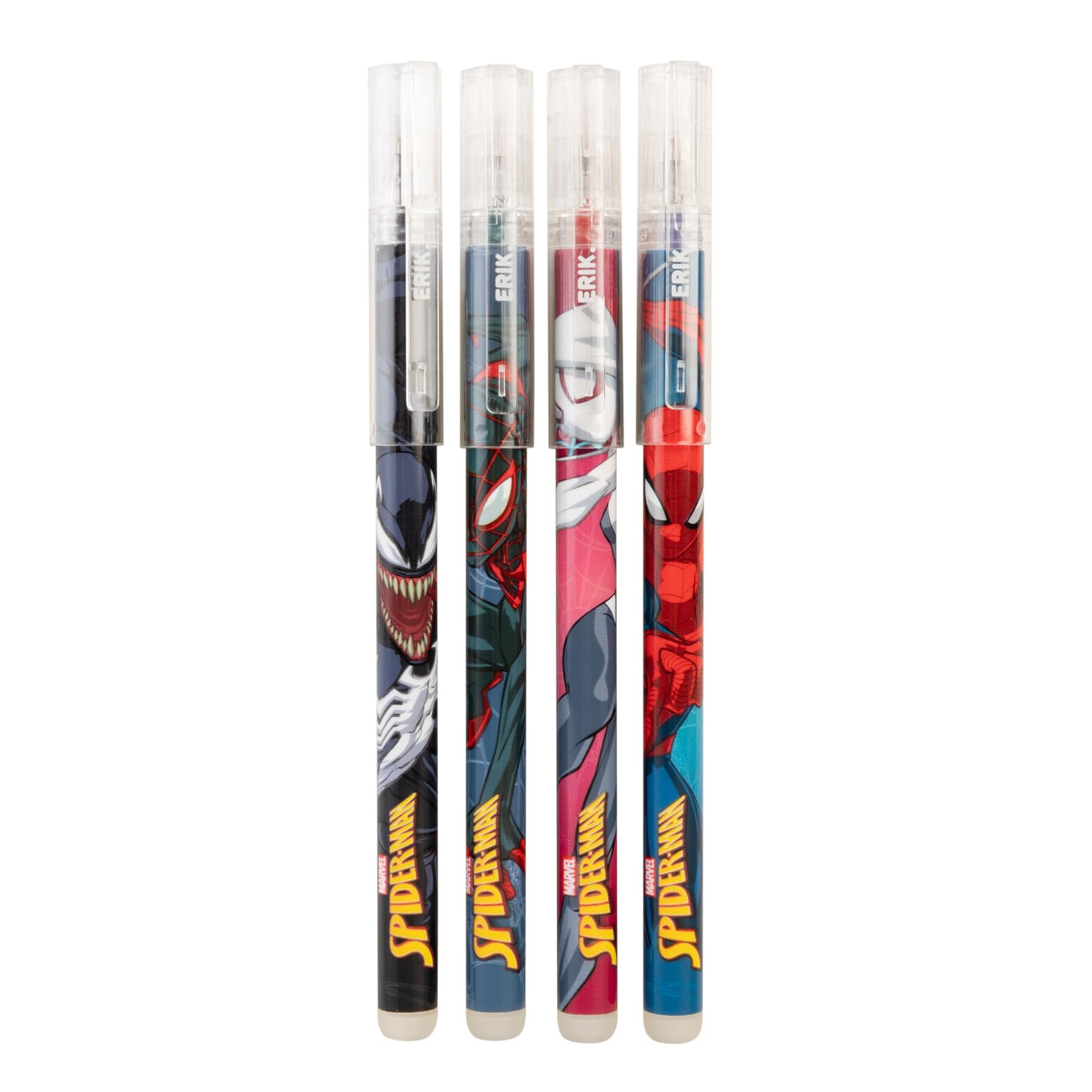 Grupo Erik Marvel SpiderMan Set of 4 Erasable Pens - Stationery Gifts — image 1