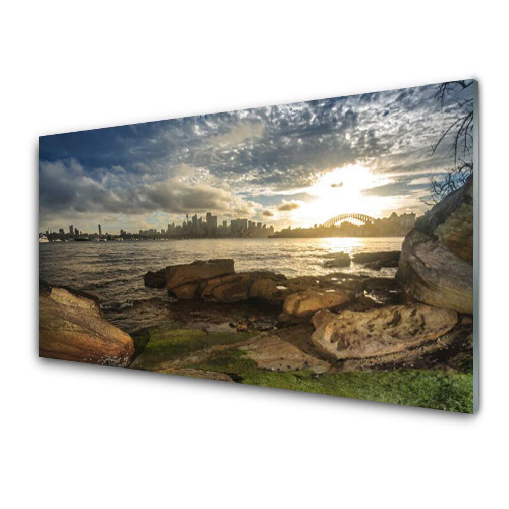 Tableau en verre trempé 100x50cm Tulup, fini les cadres ternes avec cette déco murale moderne