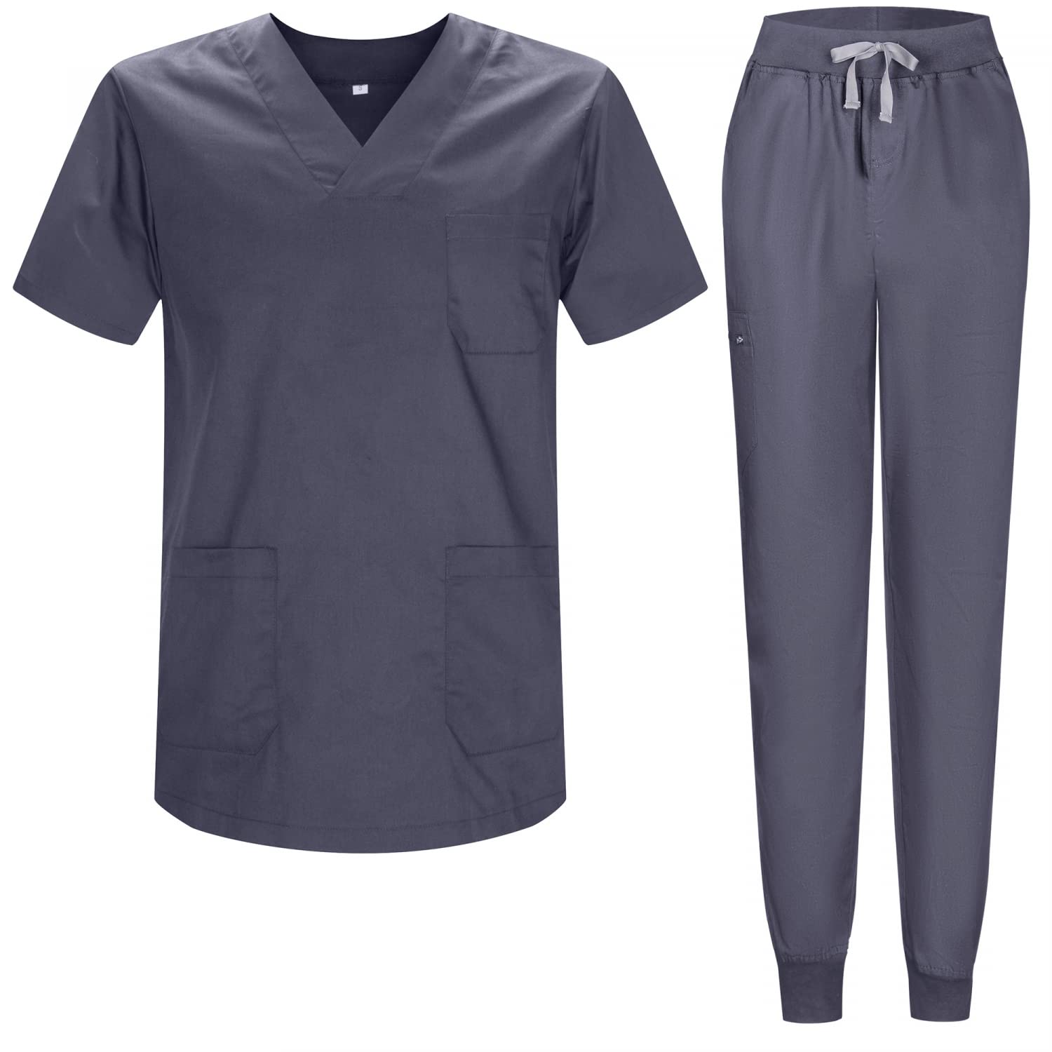 MISEMIYA - Unisex-Schrubb-Set - Medizinische Uniform mit Oberteil und Hose 817-8316