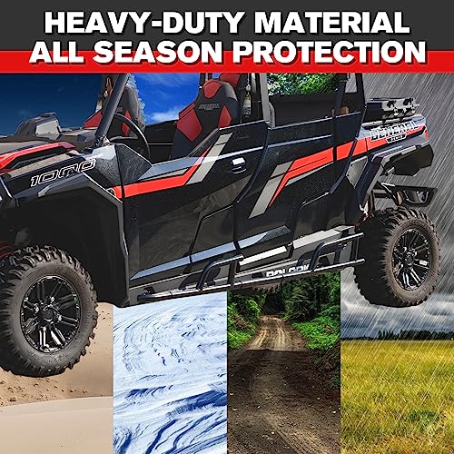 HAKA TOUGH Rock Sliders for Polaris General XP 4 1000 2020-2024 Nerf Bars for General 4 1000 Accessories Tree Kickers Anti-Corrosion Coating