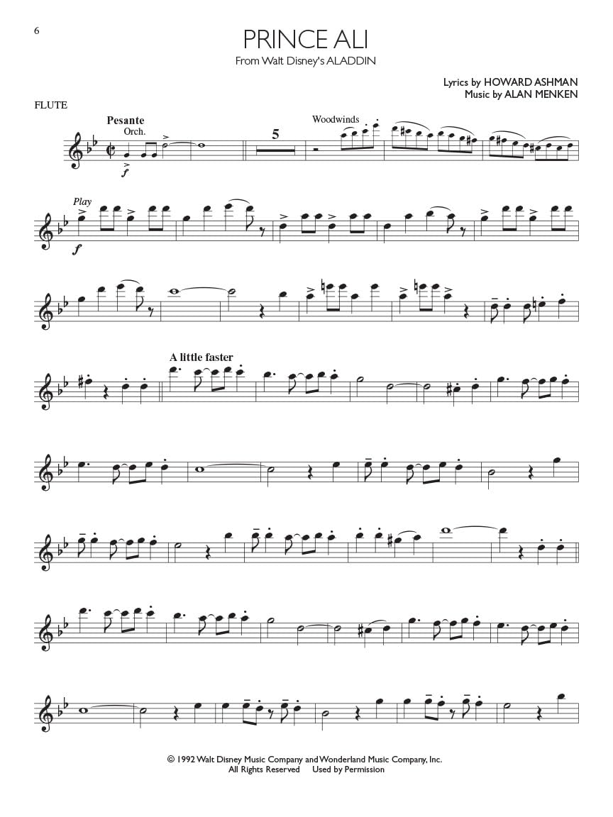 Disney Movie Hits - Flute - Instrumental Play-Along | Notenbuch für Anfänger bis Fortgeschrittene | Songbook für Flöte zum Mitspielen | Flötennoten ... zum Üben: Instrumental Play-Along - Flute