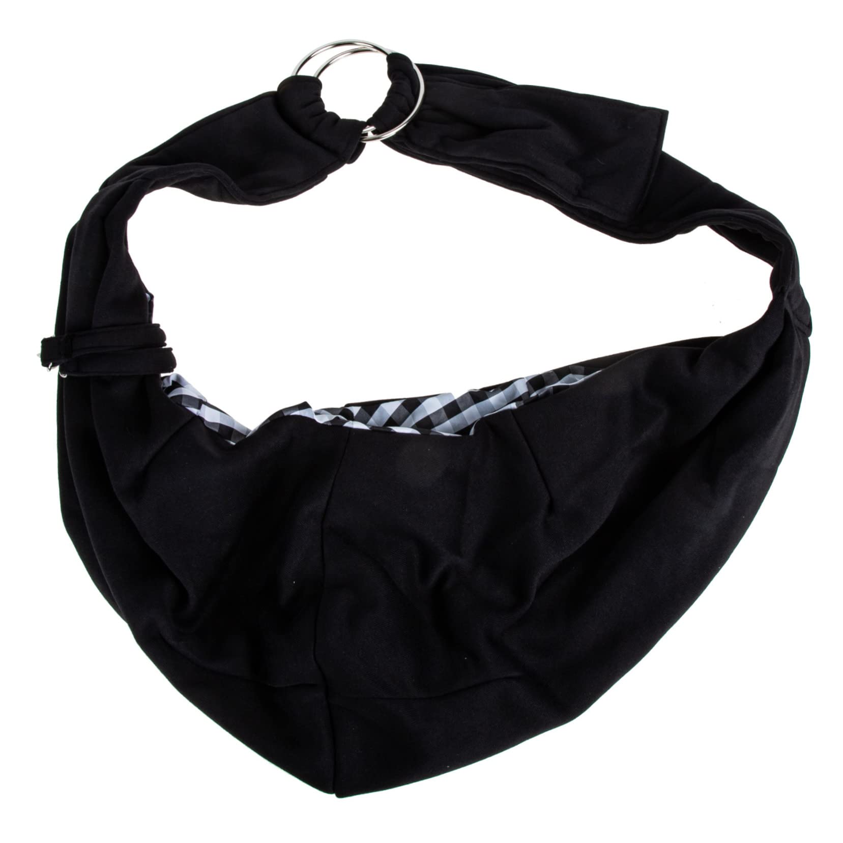 Zaino per Animali Domestici Nero, Traspirante e Leggero | Poliestere, per Gatti e Altri Pet, Uso in Gita e Shopping, Formato Portatile Ventilato