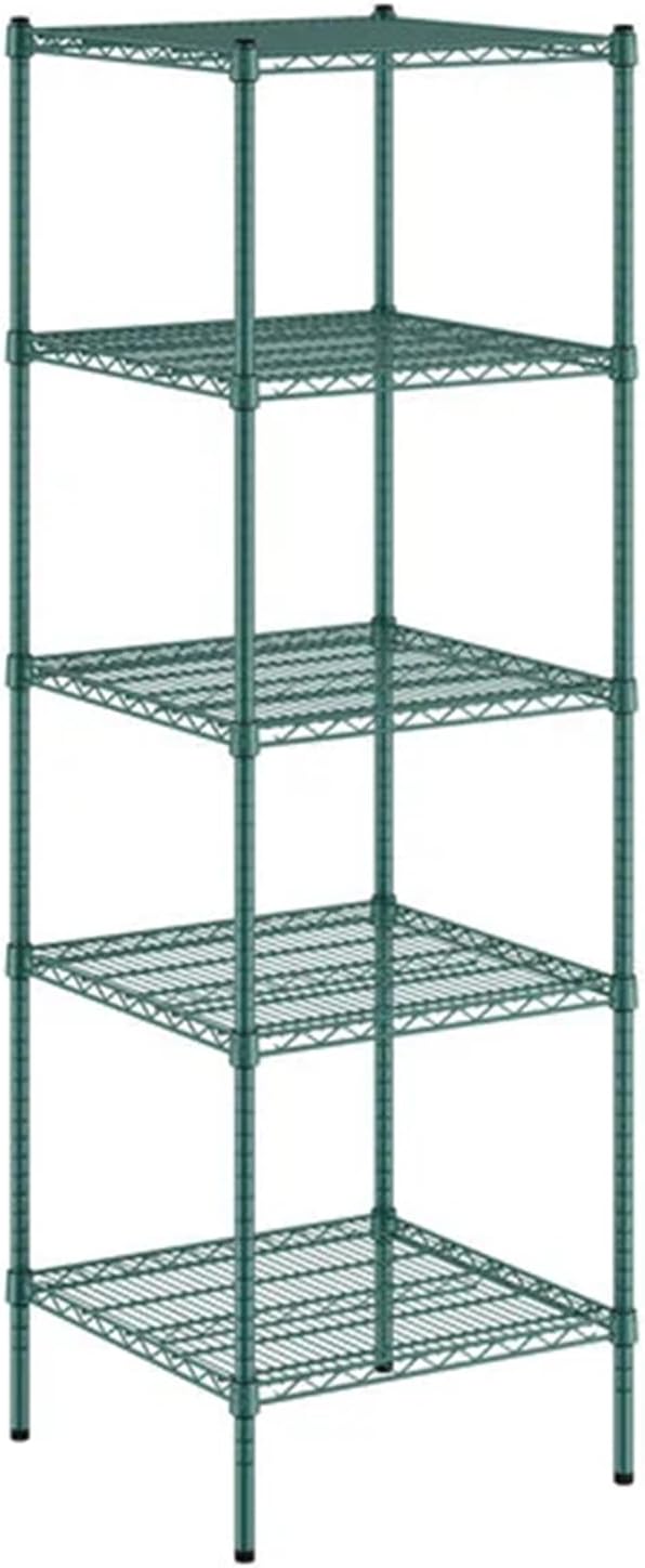 FixtureDisplays 24" x 24" x 74" NSF Green Epoxy 5-Shelf Kit WS-460EG2424K75-NF