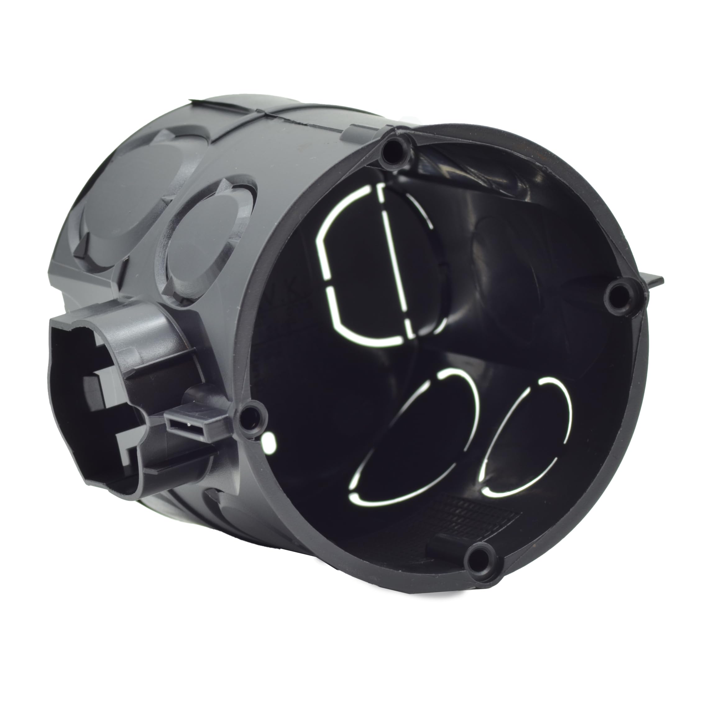 O4L Ø 60mm Unterputz-Schalterdose Gerätedose Verbindungsdose mit M25 Stutzen Tiefe 62mm, 200 Stück