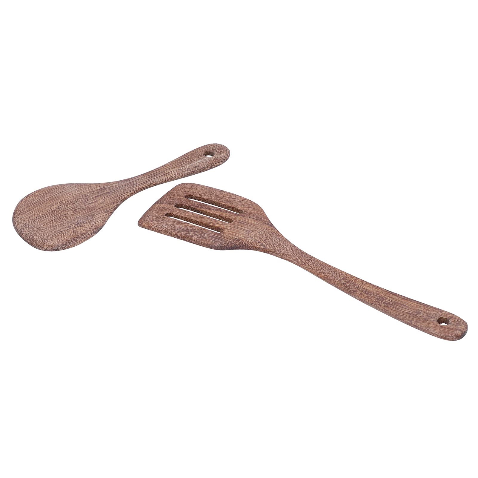 Set di 8 utensili da in legno di alta qualità, utensili da in legno naturale, spatola, cucchiaio, pala, miscelazione, agitazione, utensili da portata per chef domestico,