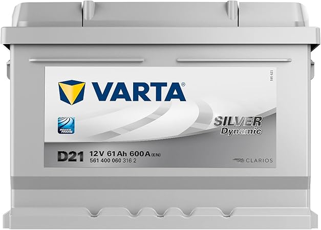 Varta D21 Silver Dynamic Batteria di avviamento 561 400 060 3162, 61Ah ...