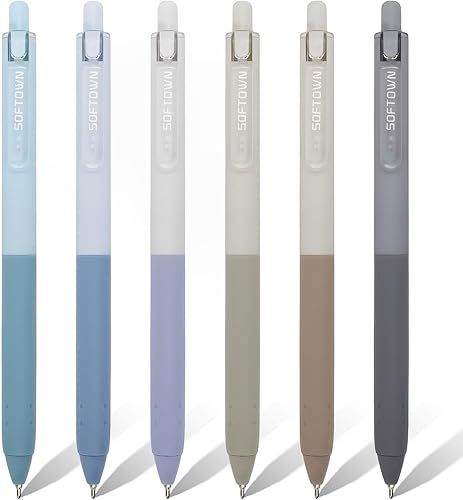 Miniatura 4 de AZGO Bolígrafos retráctiles de tinta negra de 0.028 in, bolígrafo de escritura de oficina fina para diario (18 + 2 unidades)