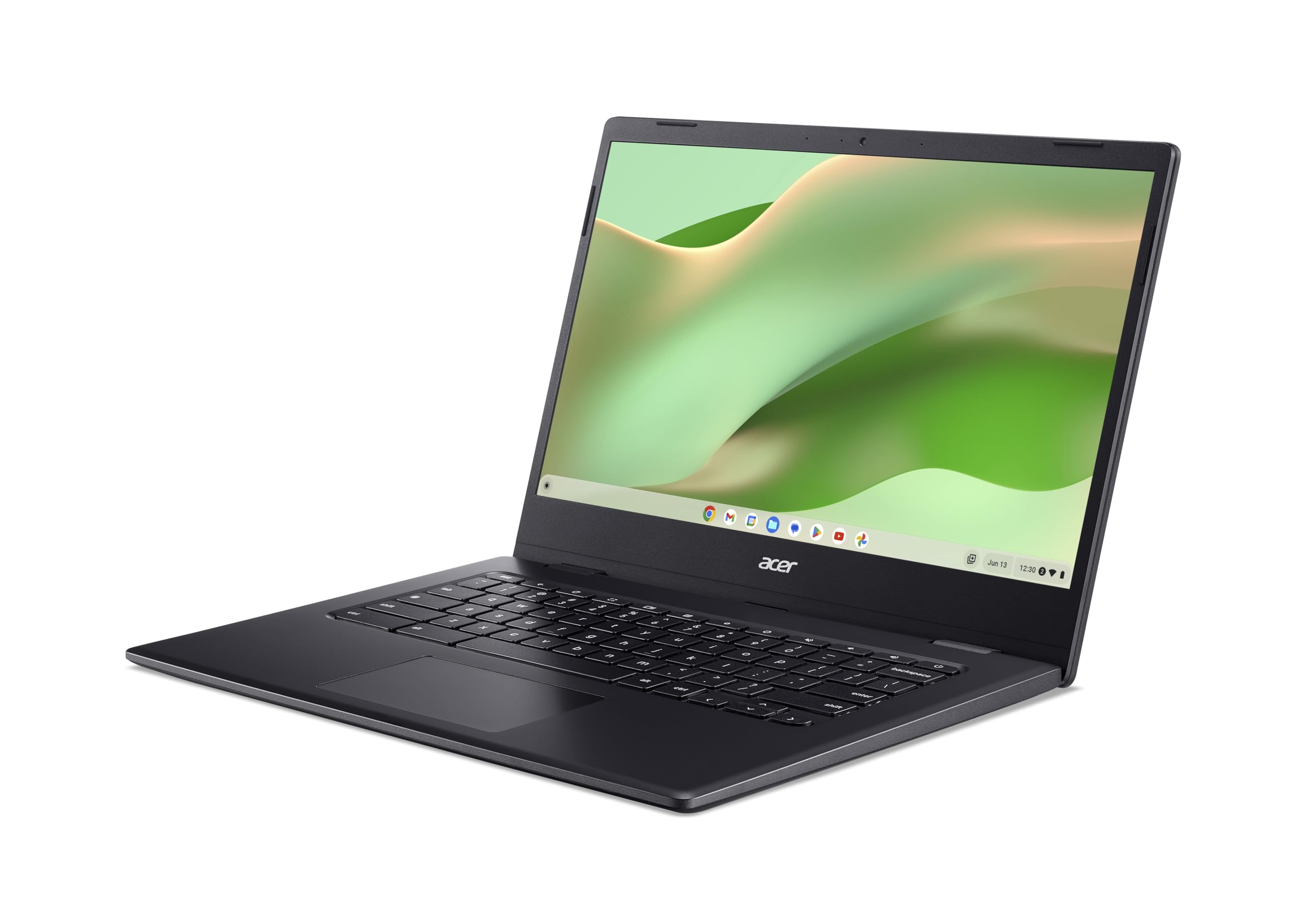 Acer Chromebook 314 (CBOA314-1H-C32M) Laptop, 14" FHD Display, Intel Celeron N4500, 4 GB RAM, 128 GB SSD, Intel UHD Graphics, Google ChromeOS, QWERTZ Keyboard, Black