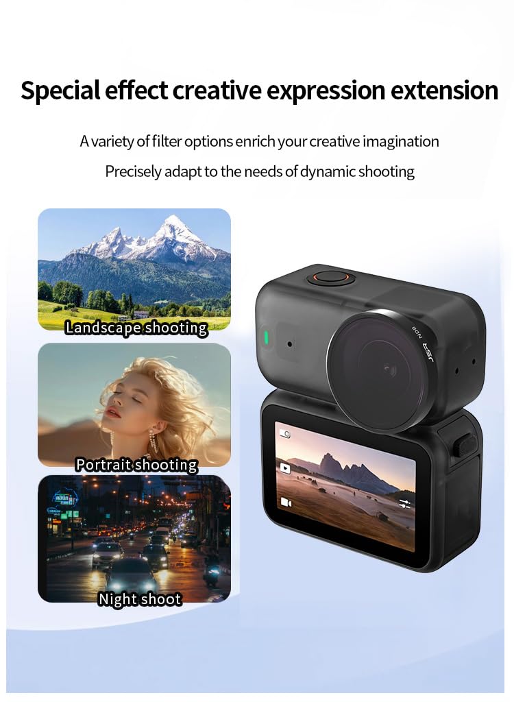 Filtr obiektywu aparatu do DJI Osmo Nano UV CPL ND zestaw filtrów polaryzacyjnych, wielowarstwowe szkło optyczne HD, filtr gwiazd nocnych, akcesoria do obiektywu (8 w 1 (UV CPL STAR NIGHT ND8/16/32/64