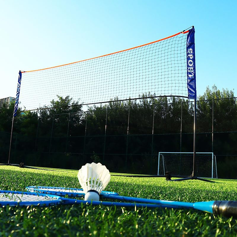 Rete Da Tennis/Badminton Portatile Pieghevole - Per Interno Ed Esterno, Senza Telaio