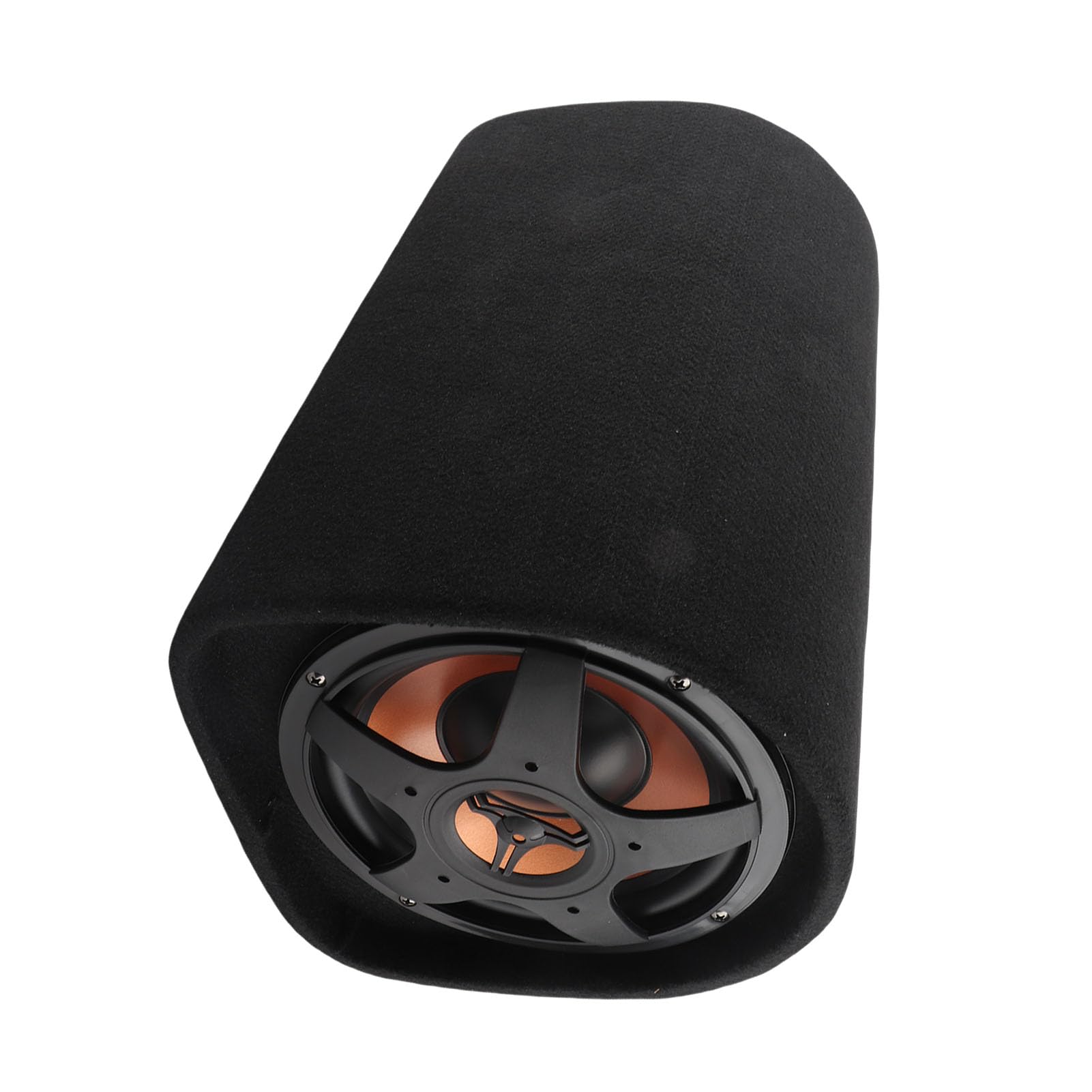 SEAFRONT Subwoofer per Auto, Subwoofer Audio per Auto in ABS da 12 V in Pelle, Massima 200 W, Protezione da Cortocircuito, Bassi Profondi, Installazione Semplice per e Utenti di Aggiornamenti Audio