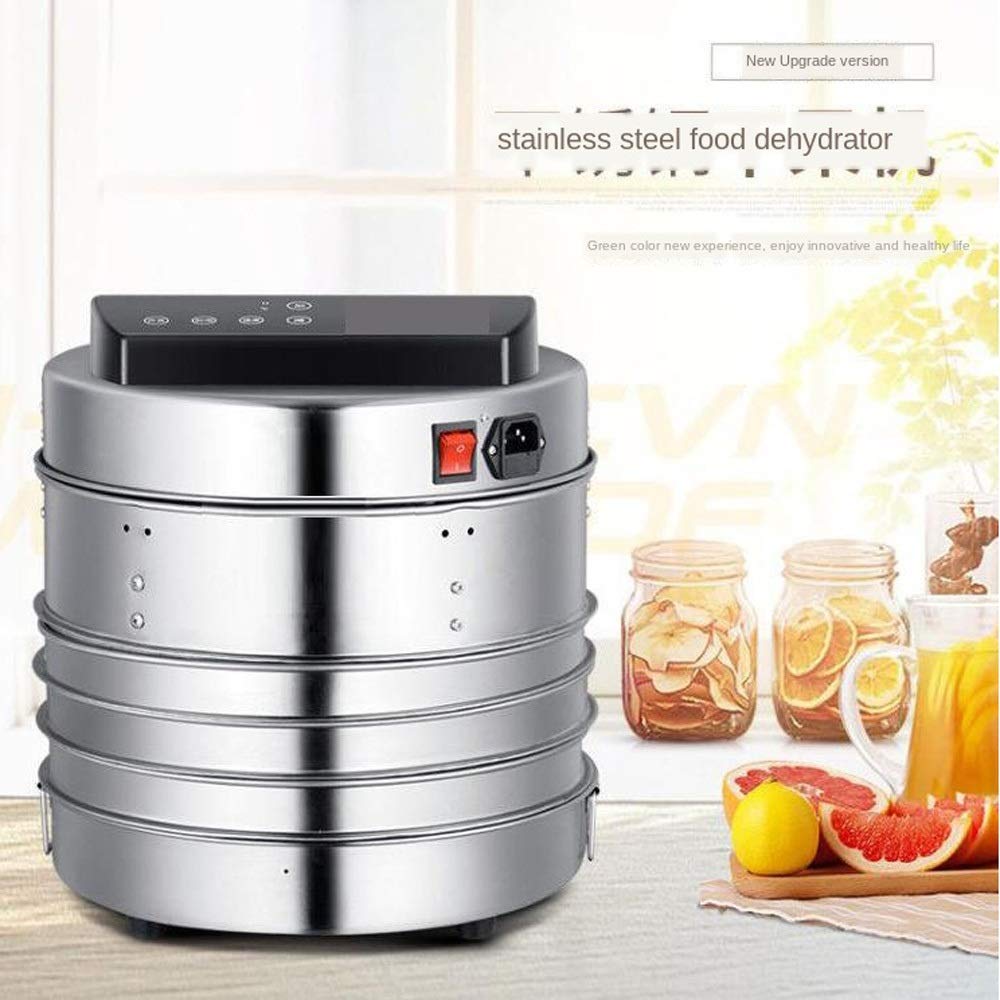 Generic 5 Strati in Acciaio Inox Intelligente Cibo Essiccatore Processore del Bambino Pet Cibo Asciugatrice A Vapore Cucina Cuocere Verdure Frutta Forno 30 cm di Diametro