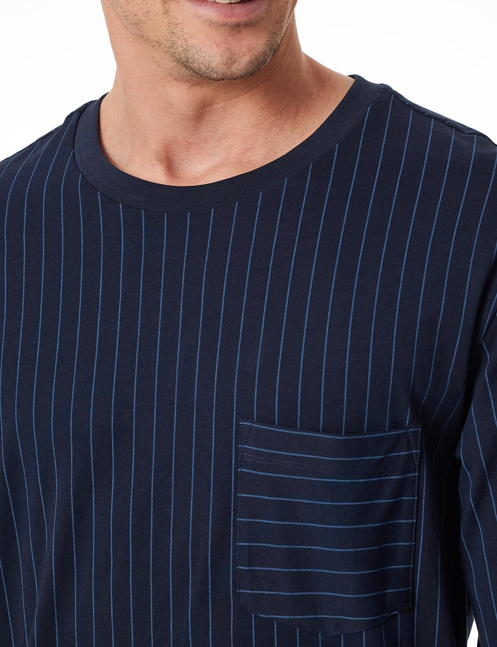 Schiesser Pidżama — zestaw Mężczyźni Schiesser Schlafanzug Lang Mit Bündchen - Nightwear Set