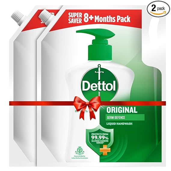 Dettol Original Hand Wash Liquid Refill, Pack of 2 Dettol Original Hand Wash Liquid Refill, Pack of 2