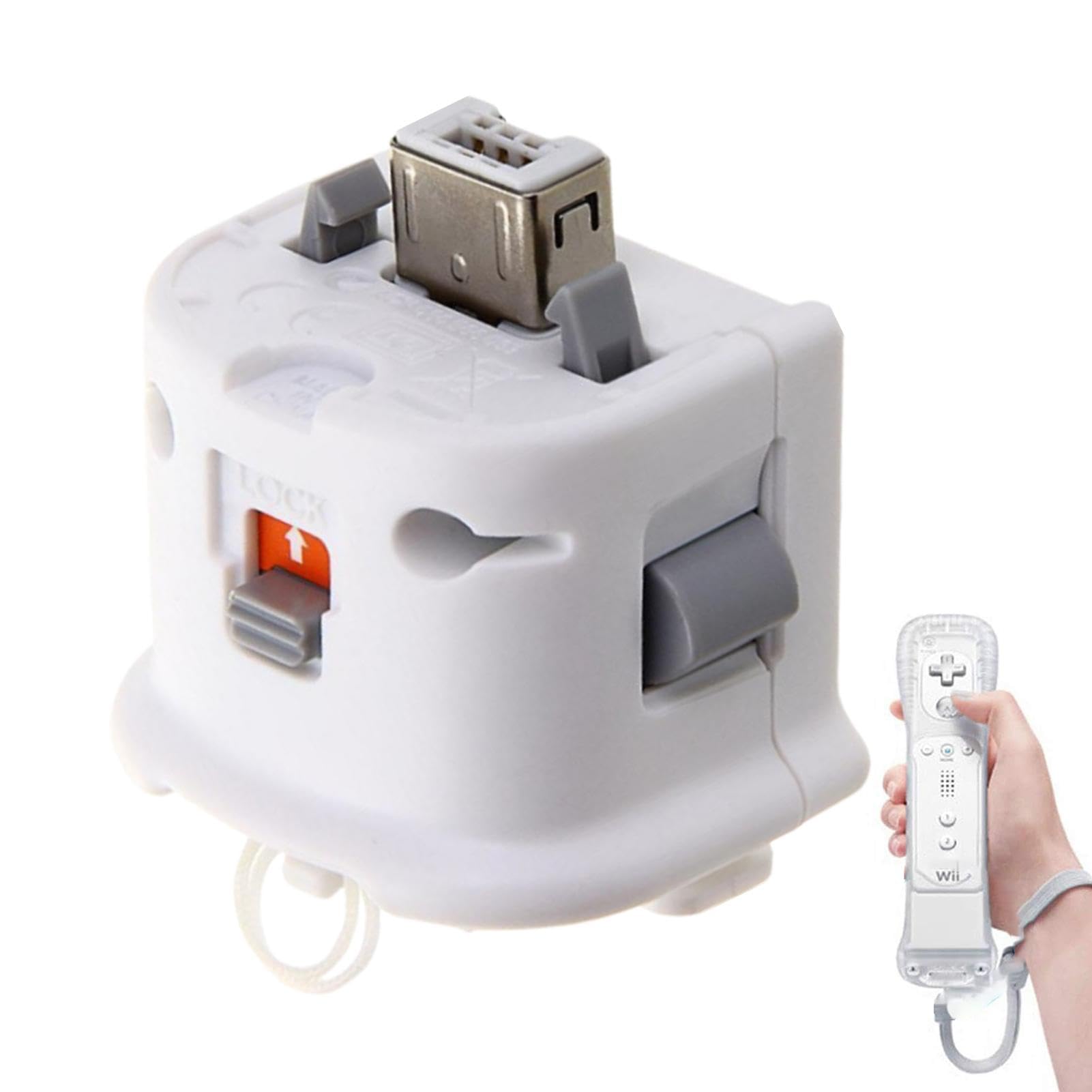 Plus, Adattatore Motion Plus |- Adattatore di Fissaggio Plus, controller | Plus, precisione di migliorata, Installazione Facile per il telecomando